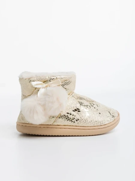 Детски чехли бежови от еко кожа Aspen