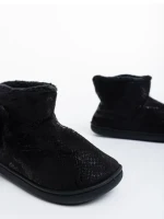 Детски чехли черни от еко кожа Aspen