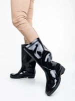 Дамски чизми черни от каучук Keilantra