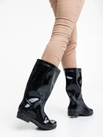 Дамски чизми черни от каучук Keilantra