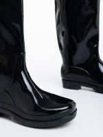 Дамски чизми черни от каучук Keilantra