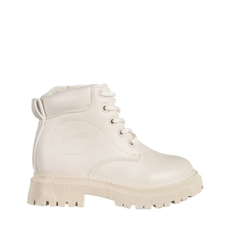 Детски боти  бежови  от еко кожа  Faviola