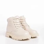 Детски боти  бежови  от еко кожа  Faviola