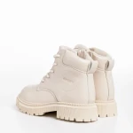 Детски боти  бежови  от еко кожа  Faviola