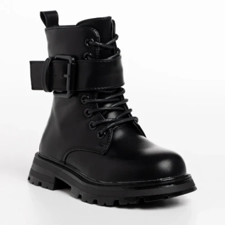 Детски боти черни  от еко кожа  Verdia