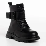 Детски боти черни  от еко кожа  Verdia