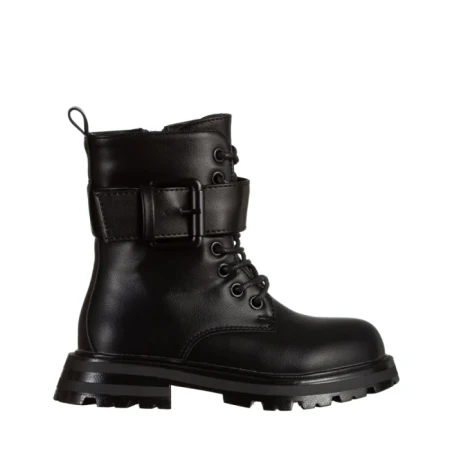 Детски боти черни  от еко кожа  Verdia