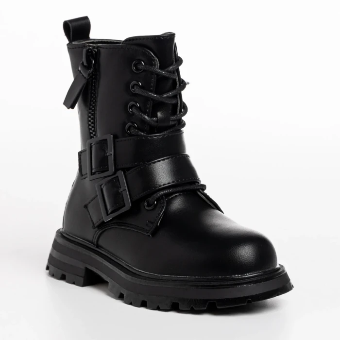 Детски боти черни  от еко кожа  Venecia