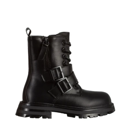 Детски боти черни  от еко кожа  Venecia