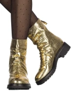 Дамски чизми Arella златисти