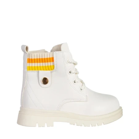 Детски чизми бежови  от еко кожа  Delina