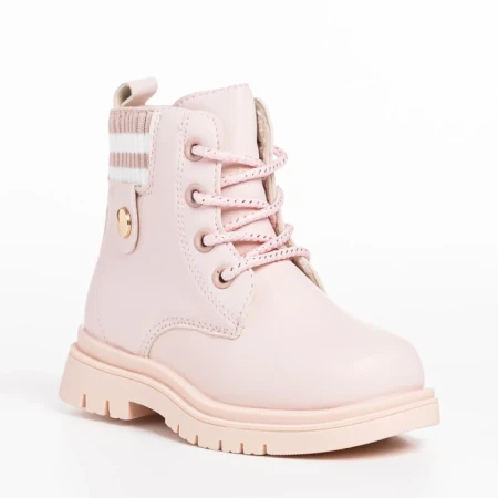 Детски чизми розови  от еко кожа  Delina