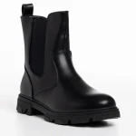 Дамски чизми черни  от еко кожа  Vashti