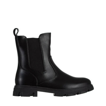 Дамски чизми черни  от еко кожа  Vashti