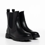 Дамски чизми черни  от еко кожа  Vashti