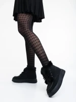 Дамски боти черни от еко кожа Kizzie