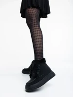 Дамски боти черни от еко кожа Kizzie