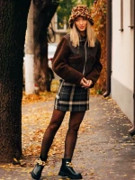 Дамски боти черни от екологична кожа Vigora