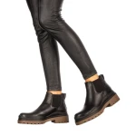 Дамски боти Carty черни с кафяво