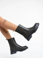 Дамски чизми зелени от еко кожа Cathryn