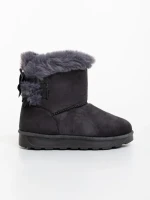 Детски чизми сиви  от текстилен материал  Marila