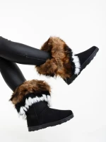 Дамски чизми Lasena черни