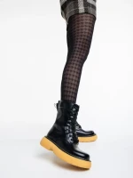 Дамски чизми  черни  от еко кожа  Nunzia