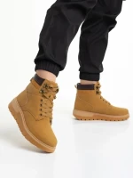 Дамски боти  камел  от еко кожа  Marla