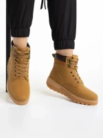 Дамски боти  камел  от еко кожа  Marla