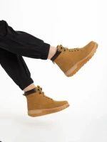 Дамски боти  камел  от еко кожа  Marla