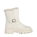 Дамски чизми черни  от еко кожа  Valeda