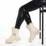 Дамски чизми черни  от еко кожа  Valeda