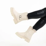 Дамски чизми черни  от еко кожа  Valeda