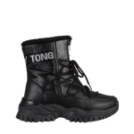 Дамски чизми черни  от еко кожа  Valera