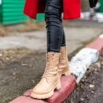 Дамски боти  Volia бежови