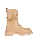 Дамски боти  бежови от еко кожа  Damani