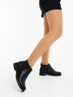 Дамски боти черни от екологична кожа Maraza