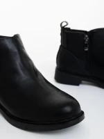 Дамски боти черни от екологична кожа Maraza