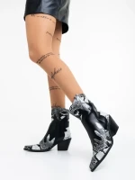 Дамски боти черни от еко кожа Sudie