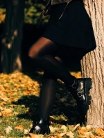 Дамски боти черни от екологична кожа Lucara