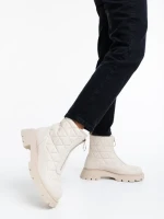 Дамски боти бежови от еко кожа Katarina