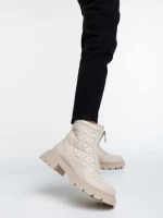 Дамски боти бежови от еко кожа Katarina