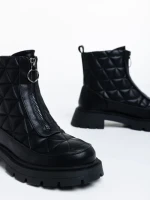 Дамски боти черни от еко кожа Katarina