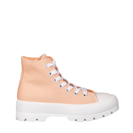 Дамски кецове  розови  от текстилен материал  Roses