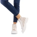 Дамски спортни обувки Yania бежови