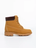 Дамски боти камел от еко кожа Smilla