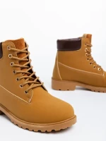 Дамски боти камел от еко кожа Smilla