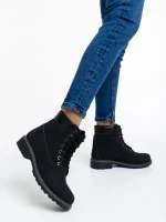 Дамски боти черни от еко кожа Smilla