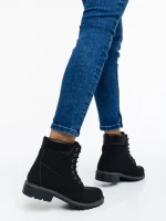 Дамски боти черни от еко кожа Smilla