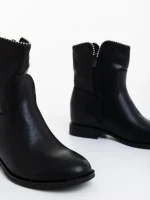 Дамски боти черни от екологична кожа Belinna